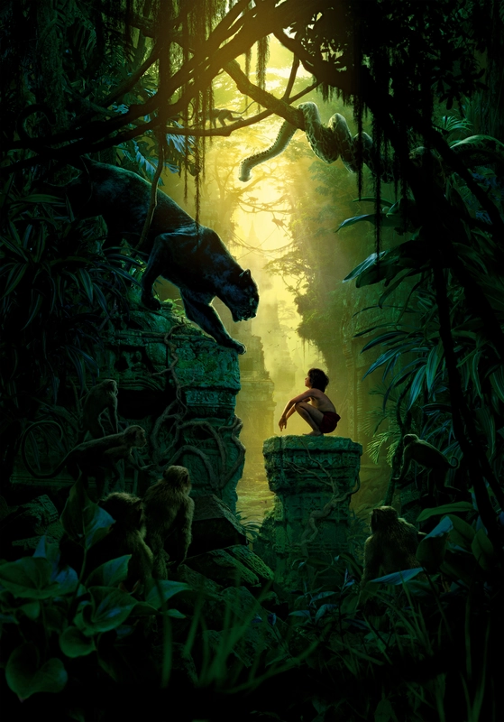 детские, кино, пантера, Книга Джунглей, Багира, Маугли, джунгли, обезьяны, зелёные
