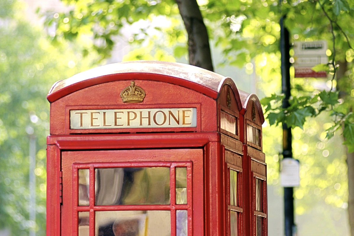 телефонная будка, телефон, красные, зеленые, фотография