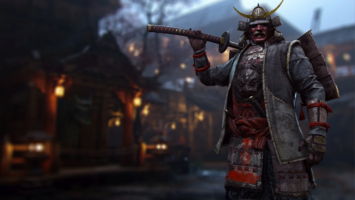 игры, герой, воин, средневековый самурай, катана, маска, шлем