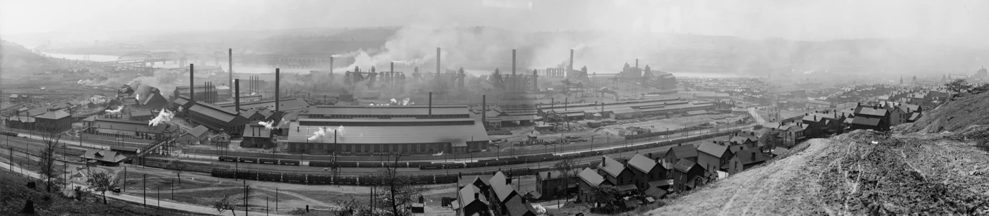 завод, дым, серые, белые, промышленная зона