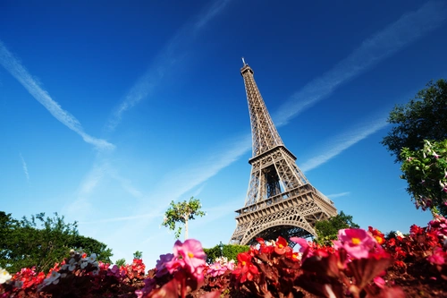 красные, синие, зеленые, эйфелева башня, париж, франция
