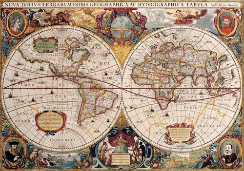 карты, Старый Свет, картография, география, коричневые, детские