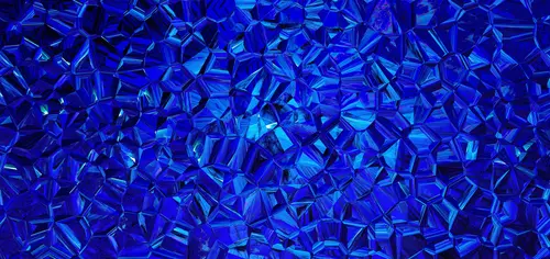 стекляшки, камушки, узор, калейдоскоп, синие