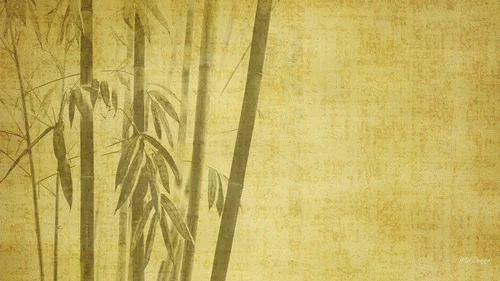 бамбук, цифровое искусство, восточные рисунки