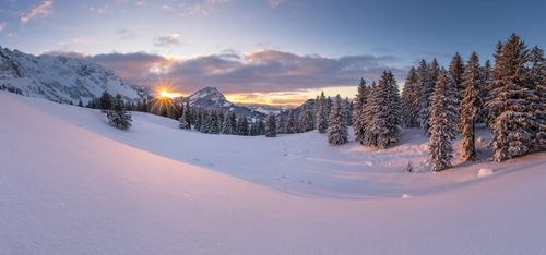 Швейцария, горы, зима, пейзаж, Альпы, снег