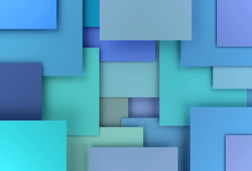 геометрические фигуры, квадраты, углы, кубы, голубые