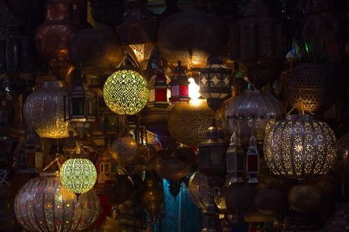 лампы, японские фонарики, освещение, купола, коричневые