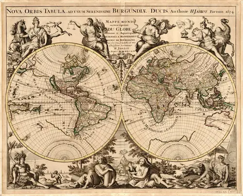 карта мира, старая карта, винтаж, бежевые, коричневые