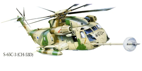 CH-53D, вертолёт, пилоты, лопасти, полёт, зелёные, бежевые