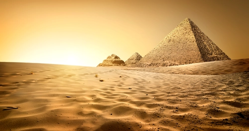 египет, пустыня, пирамиды, песок, коричневые