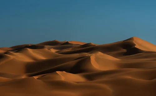 небо, песок, пустыня, арабские эмираты, голубые, коричневые, бежевые