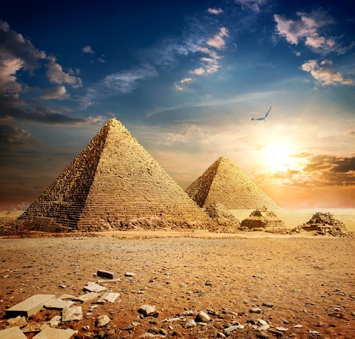 Египет, песок, архитектура, восьмое чудо света, пирамиды