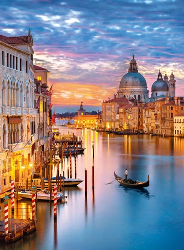 Венеция, архитектура, город, отражение, вода, страна, италия, лодка