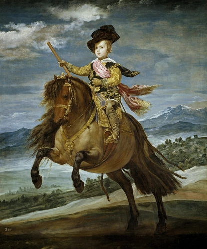 всадник, лошадь, ребенок, картина, живопись, коричневые, черные, желтые, бежевые