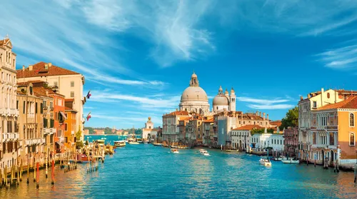 Венеция, архитектура, город, вода, страна, италия, солнечный день